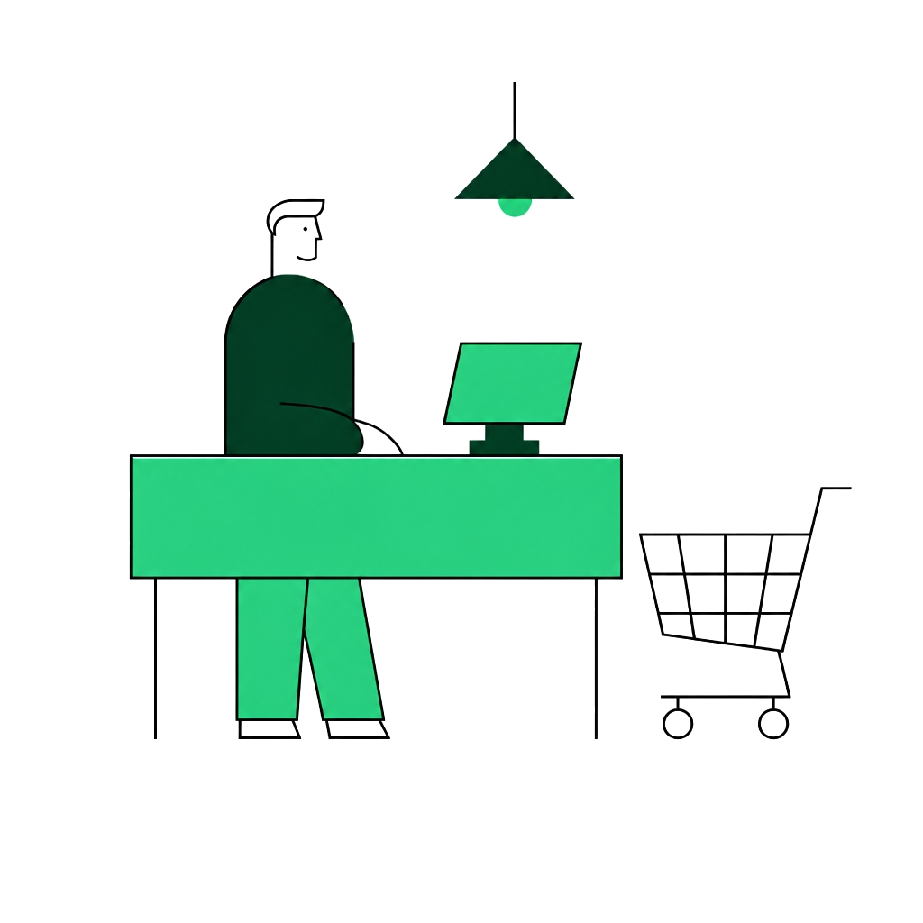 Ilustracja PrestaShop, back office i wózek sklepu